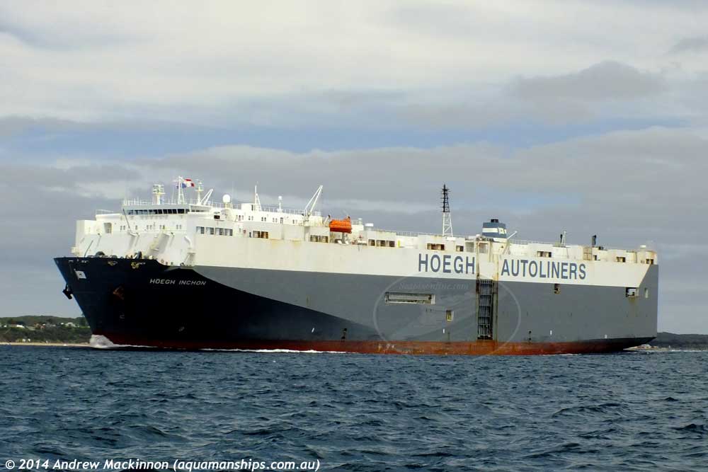 Hoegh Inchon, Maersk Tide 9088249 ID 9821