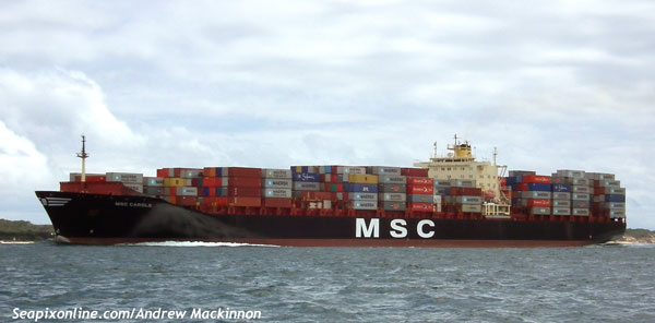 MSC Carole, MSC Ancona, Maersk Moncton 8618308 ID 7719