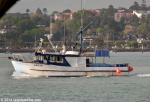 ID 9777 AQUATIC MIST - (Registration ID: IS64038) a Whitianga registered trawler, outbound from Auckland.