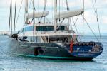 ID 11446 Launched in 2016, the 86m (282.15ft) Dutch-built mega ketch AQUIJO arrived in Auckland this morning. She is one of the the largest sailing superyachts to come to Auckland where she is due to undergo a...