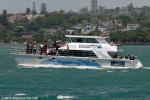 ID 10280 DOLPHIN EXPLORER - a catamaran dedicated to cetacean research in the Hauraki Gulf near Auckland. Auckland Whale and Dolphin Safaris work closely with Auckland and Massey Universities marine research...
