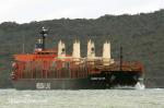 ID 11883 DAIWAN KALON (2016/21525grt/34327dwt/IMO 9709324) due to take on bunker fuel, arrives in Auckland with a near full load of logs from Tauranga. She sailed later the same evening for SE Asian...