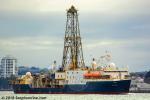 ID 11361 JOIDES RESOLUTION (1978/10282gt/IMO 7423081, ex-SEDCO/BP 471) - an ocean floor-drilling, core sampling research ship furthering our understanding of climate change, geology and Earth’s...