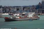 ID 9235 MAERSK DRURY (2006/53481grt/53911dwt/IMO 9317937) sails for Tauranga following her maiden call at the port of Auckland. Now operating on Maersk's Southern Star service, MAERSK DRURY replaces LEXA...