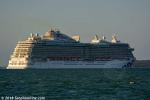 ID 11467 Princess Cruises 2017-built 330m MAJESTIC PRINCESS (144216grt/11277dwt/IMO 9614141) based in Sydney during the Southern Hemisphere cruise season, sails from Auckland for the Bay of Islands following...