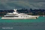 ID 11865 MARIA (ex-AQUARIUS, ex-MY SHANTI, ex-SHANTI, ex-TEDDY,  ex-NIRVANA) arriving in Auckland to berth at the Silo Park Marina in St. Mary's Bay. She was built in 2007 by Amels in The Netherlands and...