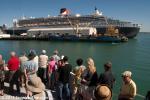 ID 8768 QUEEN MARY 2 (2003/148528grt/IMO 9241061) - Ports of Auckland, in response to public demand, provided two free port boat tours allowing those lucky enough to secure themselves a place aboard 360...