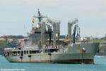 ID 8357 ROKS DAECHEONG (AOE 58, 9180 tonnes) - a Cheonji-class fast combat support ship of the Rep. of South Korea Navy arrives in Auckland, New Zealand. She accompanied the destroyer ROKS CHUNGMUGONG YI...