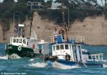 ID 8610 SHAMROCK was built in 1915 for Faulkner Ferries of Tauranga. Today she is a well known charter boat on the Kaipara Harbour, north of Auckland, NZ. Here she heads first time entrant ROA around the...