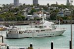 ID 10275 SENSES (993grt) sails from Auckland Silo Park superyacht facility for engine trials in the nearby Hauraki Gulf.
SENSES, owned by Larry Page, co-founder of Google, was purchased from New Zealand...