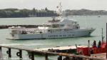 ID 10276 SENSES (993grt) sails from Auckland Silo Park superyacht facility for engine trials in the nearby Hauraki Gulf.
SENSES, owned by Larry Page, co-founder of Google, was purchased from New Zealand...