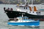 ID 8637 TE HAURAKI passes the 1976-built HAMAL as she makes her way back to port following the 2013 tug race. Built in 1920 at the old Auckland Harbour Board workshops, TE HAURAKI's career with the AHB...