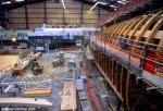 ID 9073 TENACIOUS - Early stages of construction of the Jubilee Sailing Trust's second tall ship at the Merlin Quay shipyard (renamed the Jubilee yard) in Woolston, Southampton, England. See:...
