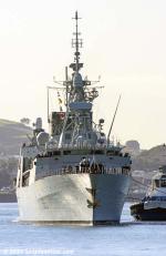ID 12028 The Canadian Halifax-class frigate HMCS Calgary became the first international naval visitor to New Zealand since the beginning of the Covid pandemic when she arrived in Auckland yesterday morning (4...