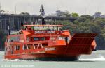 ID 12767 SEA QUEST - Sealink Ferries new-build ferry arrives in her homeport Auckland for the first time after a passage south from Whangarei.