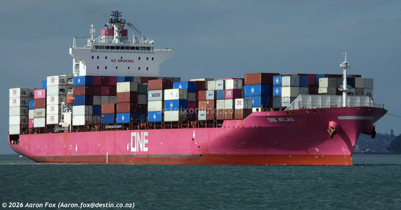 One Atlas, CSCL New York, Seaspan New York 9290115 ID 14678