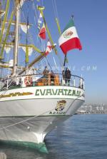 ID 3456 CUAUHTEMOC (BE-01/1982/1800 tons displacement/IMO 8107505) the Mexican Navy's Spanish-built barque prepares for departure from Auckland, New Zealand following a five-day goodwill stopover.
Named...