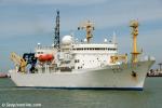 ID 8372 MIRAI (1997/8687grt/3419dwt/IMO 6919423, ex-MUTSU) - a Japanese oceanographic research vessel owned and operated by JAMSTEC (Japan Agency for Marine-Earth Science and Technology. Prior to her...