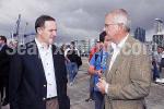ID 5852 QUEENS WHARF, AUCKLAND - New Zealand Prime Minister and Minister for Tourism John Key chats with Ports of Auckland's Managing Director Jens Madsen during an open day on the wharf which, for the people...