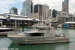 ID 8256 DEODAR III - the 18.5 metre Auckland police launch patrols Aucklands' Viaduct Basin which provides berthage for many local and visiting superyachts. Commissioned on 15 December 2007, the NZ$2.8million...