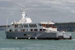ID 10290 LADY D (1976/1285grt/ex-QUEST, LADY J, TORTUGA) - completed in 1976 by Quality Shipyards of Moss Point, Houma, Louisiana, US, the 185.4' (56.4m) steel motor yacht arrived in Auckland from Singapore...