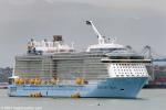 ID 10818 OVATION OF THE SEAS (2016/168666grt/IMO 9697753/348m loa) - the largest ship to ever visit New Zealand, arrived in Auckland for the second of three scheduled calls this season. Based out of Sydney,...