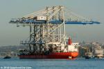 ID 11463 ZHEN HUA 25 (1988/38255grt/49099dwt/IMO 8700242, ex-YELLOW SEA) arrives in Auckland from Shanghai after a three-week voyage to deliver three new-generation container cranes. Built by ZPMC the cranes,...