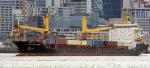 ID 14692 CAPITAINE KUPE (2010/IMO 9463542/9530gt/12927dwt/771 TEU/ex-SIDER JASMINE, JASMINE C) departs Auckland bound for Tahiti. She is Owned and managed by Neptune Pacific Direct Line of Singapore and...