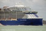ID 13279 CELEBRITY EDGE (2018/130818gt/IMO 9812705) - costing US$1billion (according to Wikipedia), one of the most spectacular cruise ships ever to visit New Zealand and the lead vessel of Celebrity Cruises...