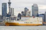 ID 13075 GRANDE COTONOU (IMO 9672105), a rare visitor to Auckland was the Sicilian-registered roro ship which arrived from Melbourne and later, sailed for Shanghai.
Built in 2015 by Hyundai Mipo Dockyard Co....