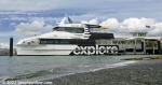 ID 13234 ISLAND EXPLORER, Explore Group's new 20m Australian-built fast ferry  now operating on the Auckland City-Bayswater-Northcote-Birkenhead-Auckland City route, seen here approaching the Birkenhead Ferry...