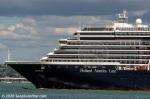 ID 11990 Holland America's NOORDAM (2006/82897grt/IMO 9230115) departs Auckland bound for Tauranga where she will make an 