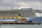 ID 12759 Royal Caribbean's OVATION OF THE SEAS (2016/168666grt/IMO 9697753/348m loa) first call in two and a half years, arriving late morning from Sydney, Australia, made for a very busy day at Ports of...