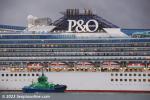 ID 12947 P&O's PACIFIC ENCOUNTER (2002/108977gt/10852dwt/IMO 9192363/ex-STAR PRINCESS) arrives in Auckland for her first call since being transferred to Carnival's P&O Australia's fleet.
Flagged in the UK,...