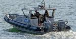 ID 14669 POLICE 2 - Auckland harbour police patrol boat.