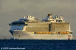 ID 12951 Royal Caribbean's 348m long QUANTUM OF THE SEAS (2014/IMO 9549463/168666gt) made her maiden call at Auckland today arriving in port from Tauranga just after sunrise. 
She is the second of RCL's...