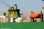ID 14761 RCC TIANJIN (2008/IMO9361835/41009gt/12300dwt/4900cars/ex-CSCC TIANJIN) - funnel colours of Ray Car Carriers of Isle of Man.